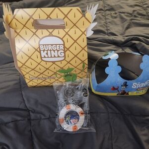 SpongeBob SquarePants Burger King Kids Meal Set - Yellow and Blue